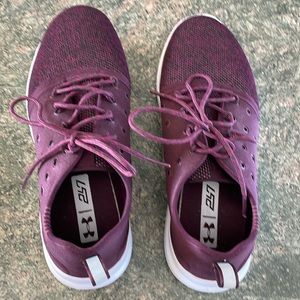 Under Armour maroon sneakers